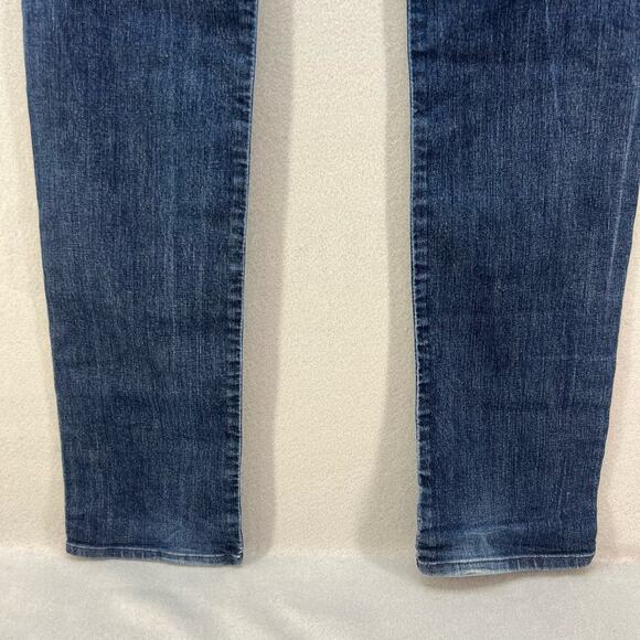 7 For All Mankind Jeans Women's 30 Blue Standard Button Fly A-Pocket Normcore - Picture 9 of 15